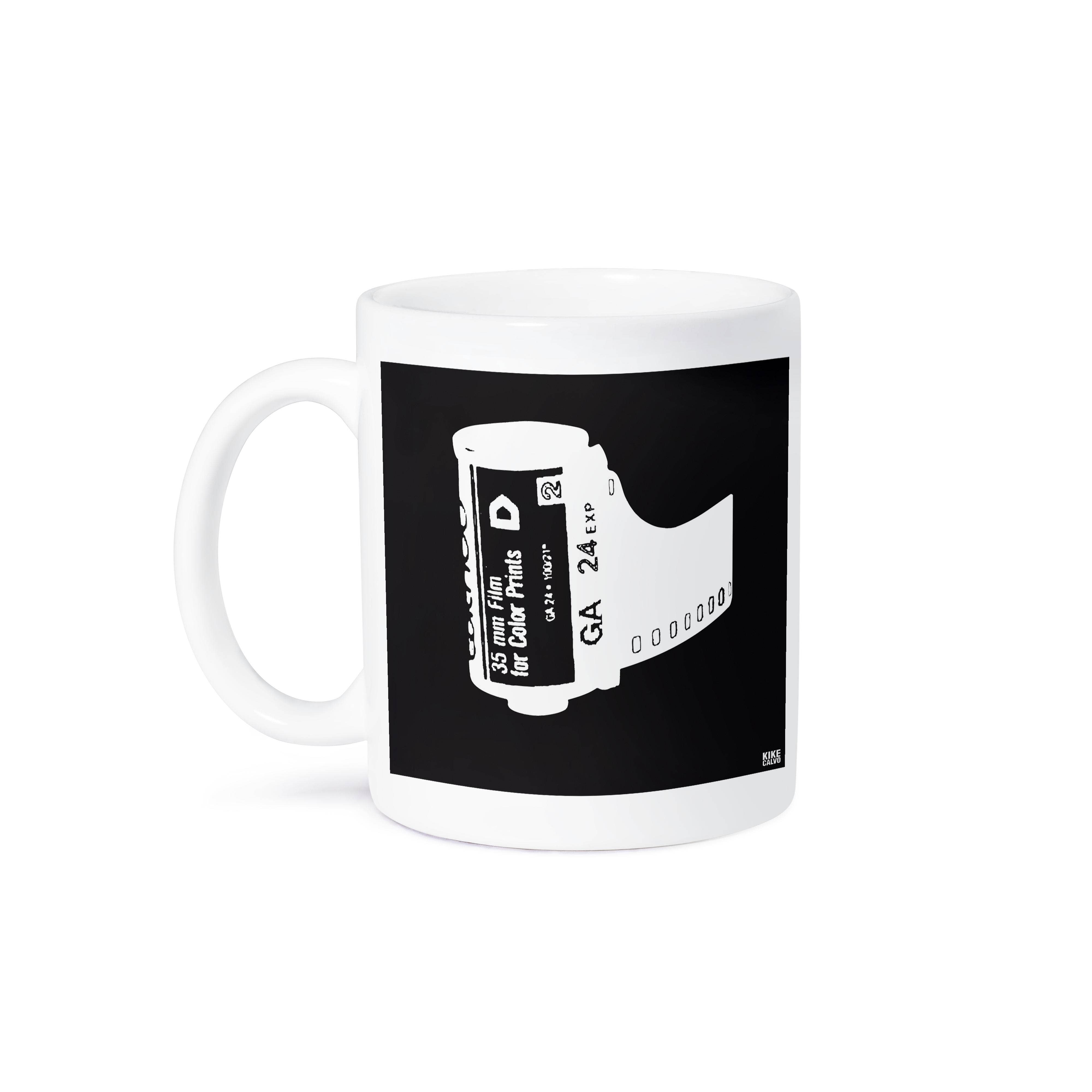 3dRose - Wholesale Coffee Mug - 3dRose, Roll of 35 mm film for color prints on black background, Mug8