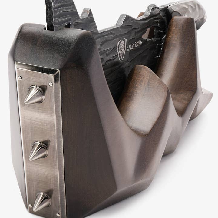 Dalstrong - Wholesale Kitchen/Utility Knife - Obliterator Cleaver Knife | Acacia Wood Stand | The Barbarian Series™ | Dalstrong ©9