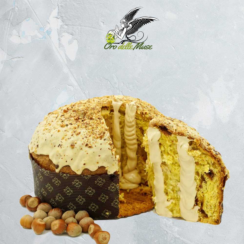 Calabria da Gustare - Wholesale Chocolate Covered Sweets - Artisanal hazelnut panettone1