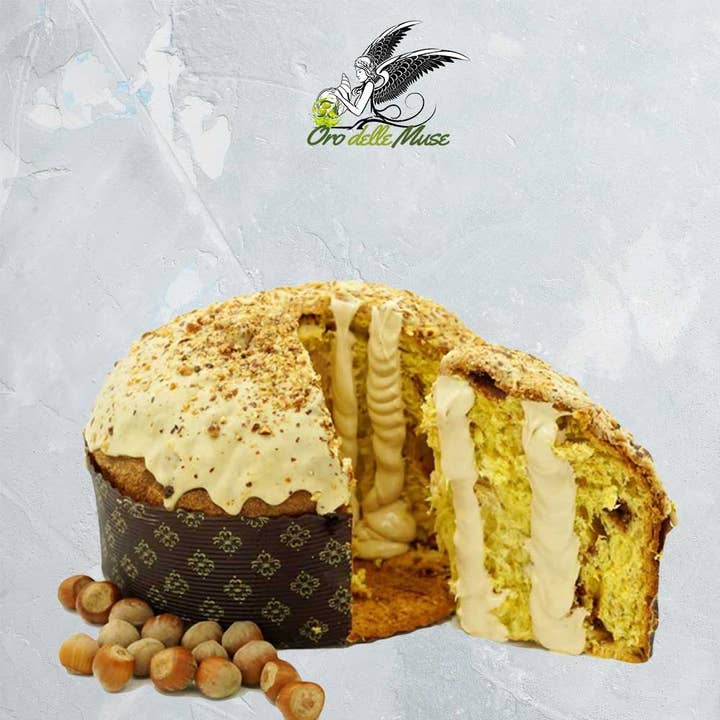 Calabria da Gustare - Wholesale Chocolate Covered Sweets - Artisanal hazelnut panettone1