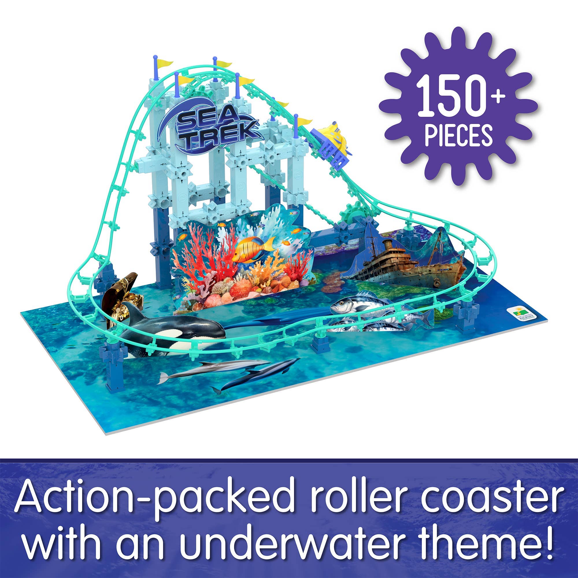 University Games - Wholesale Toy Set - Kids - Roller Coaster - Techno Trax Sea Trek1