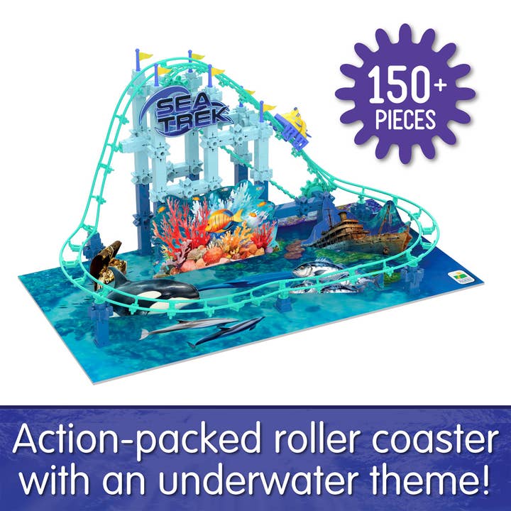 University Games - Wholesale Toy Set - Kids - Roller Coaster - Techno Trax Sea Trek1