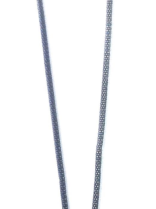 TCH137 NK-Tube Chain w/Pave Oval & Drop for wholesale by Lost & Found Trading