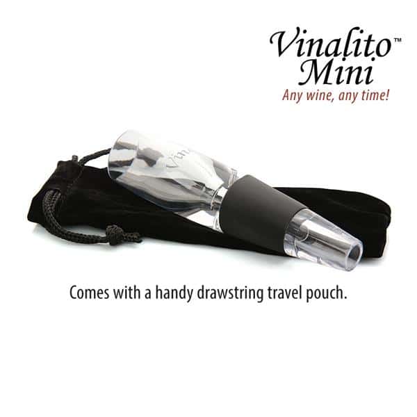 Wholesale Gifts Tomorrow – wholesale Wine aerator – Vinalito Mini Travel Wine Aerator Decanter with Case1