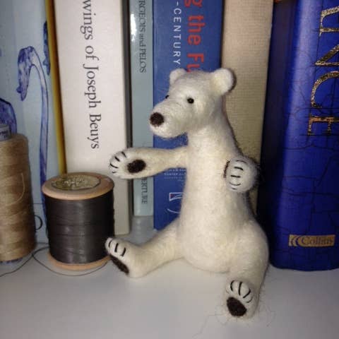 Polar Bear naaldviltset - ideaal voor beginners voor wholesale door Black Dog & Ginger Cat