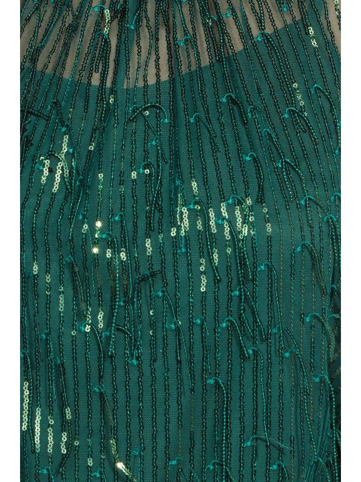 Eva Franco - Wholesale Blouse - Women's - Fall Long Sleeve Sequin Fringe Top – Glitter Pine6