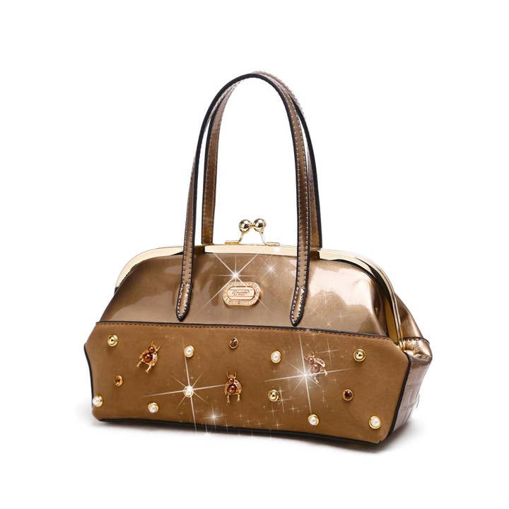 Brangio (Italy) Company Inc. - Wholesale Top Handle Bag - Women's - Brangio Italy Chic Patent Leather Handbag