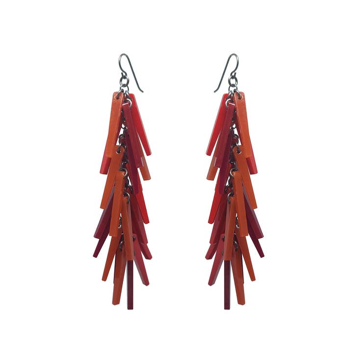 Fringe 21 oorbellen voor wholesale door silvercocoon