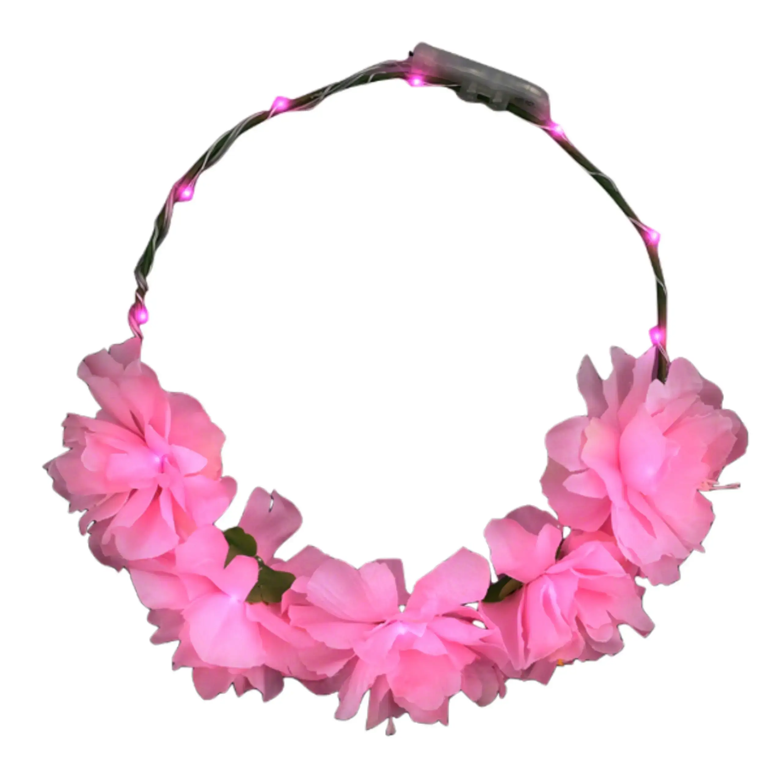 Blinkee.com, LLC - Wholesale Party Hat/Crown - Light Up Perfect Infinite Pink Fairy Halo Crown2