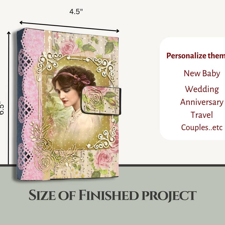 CrafTreat - Wholesale Scrapbook - CrafTreat Double Folio DIY Scrapbook Blanks 2 - Black, Kraft3