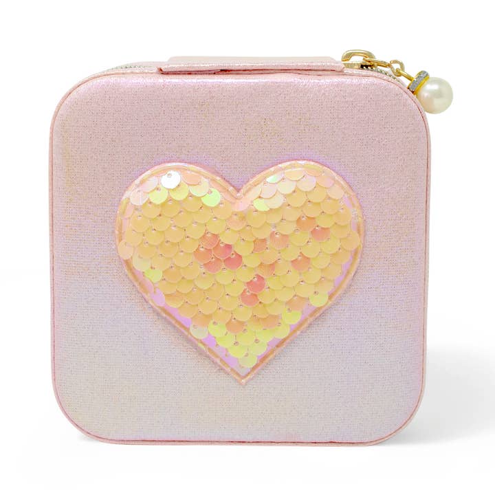 Girl's Sparking Sequin Heart Jewelry Box and other Purchase Wholesale mele and co. Free Returns & Net 60 Terms on Faire trending on Faire.