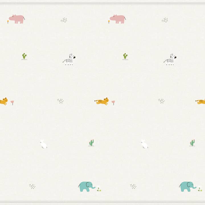 Jungle Friends + Tappetino da gioco morbido LaPure Double Herringbone per la vendita all'ingrosso da parte di Parklon