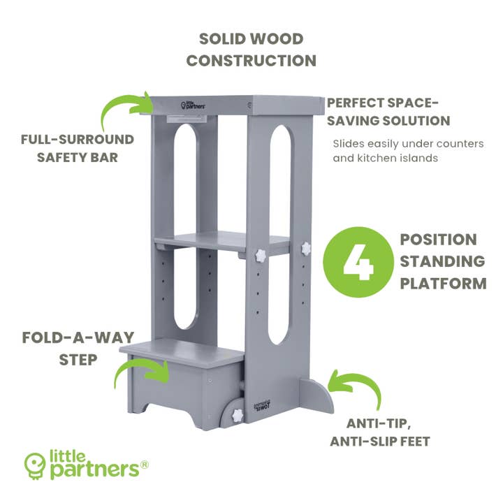 Little Partners - Wholesale Wood Toy - Kids - Explore 'N Store® Learning Tower® Toddler Tower13