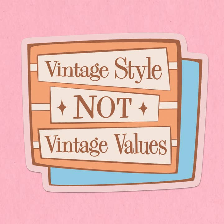 Aufkleber im Vintage-Stil, nicht im Vintage-Stil für den Großhandel von Kate Gabrielle