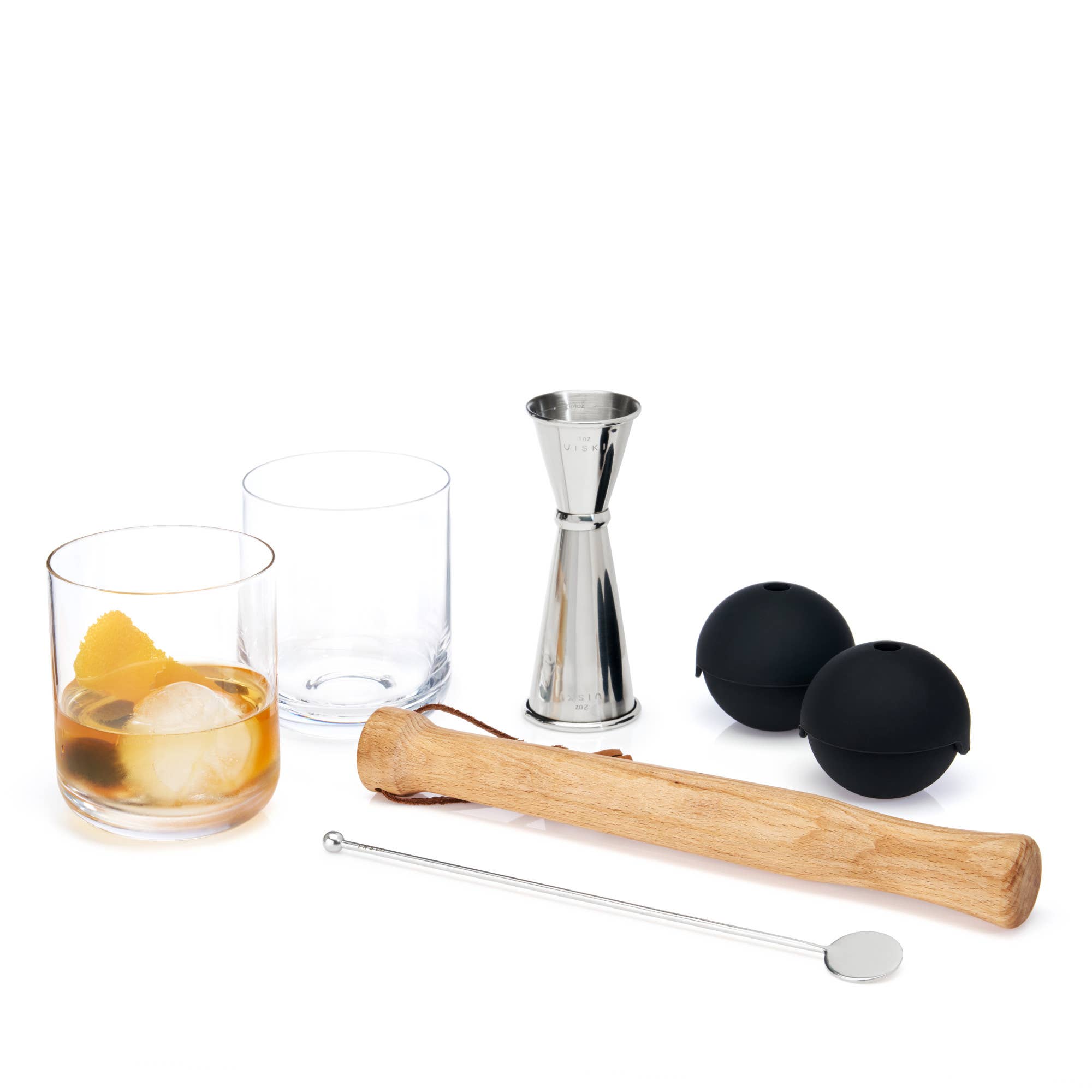 Viski - Wholesale Bar Tool - Viski Professional Cocktail Muddler Barware Set of 70