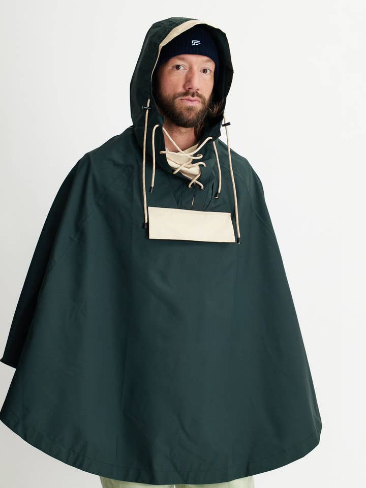 Mantella antipioggia LOU V02 per la vendita all'ingrosso da parte di TOMO Clothing