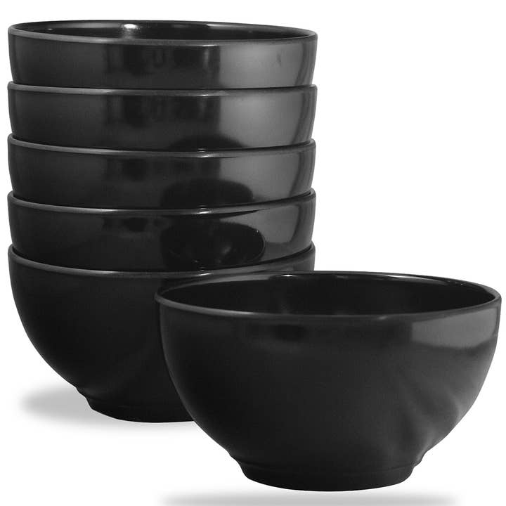 Reston Lloyd - Wholesale Bowl - 6pc Melamine Bowl, (10 Colors)