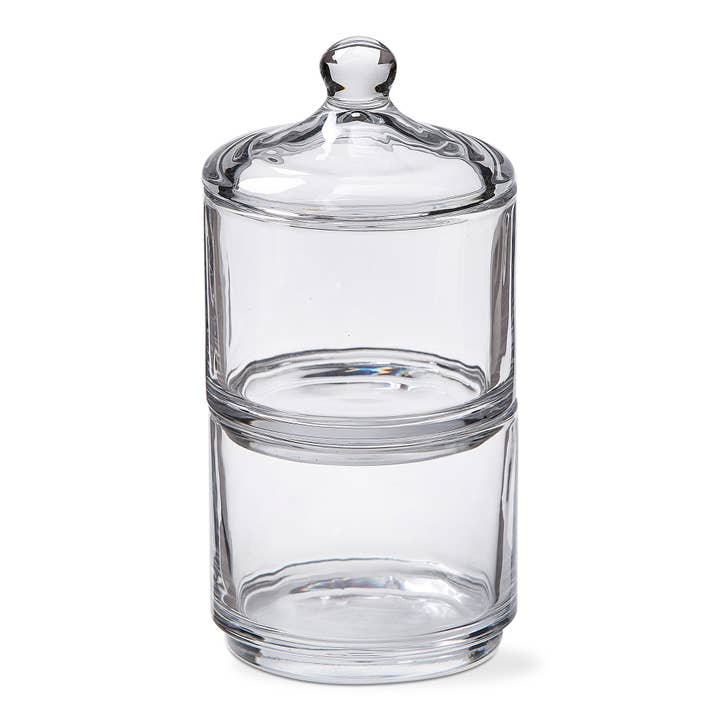 Stacking Jar W/Lid White Glass Everyday for wholesale by tag