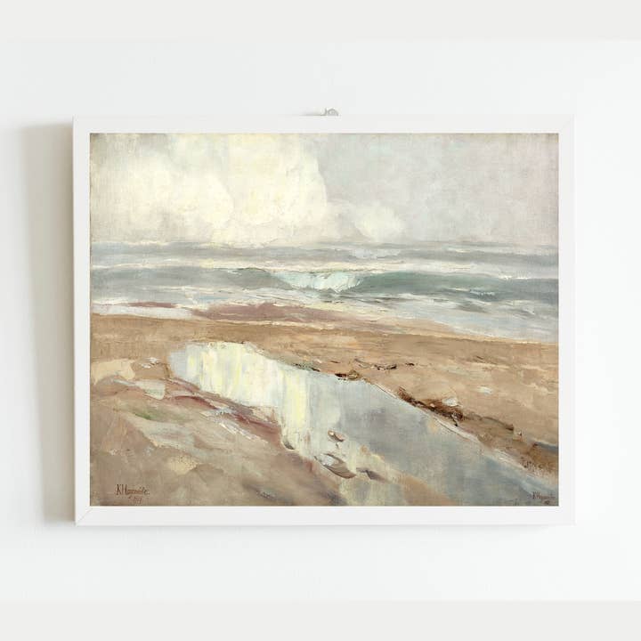 Sea to Skye - Wholesale Art Print - Coastal Beach Landscape Antique Art Print2