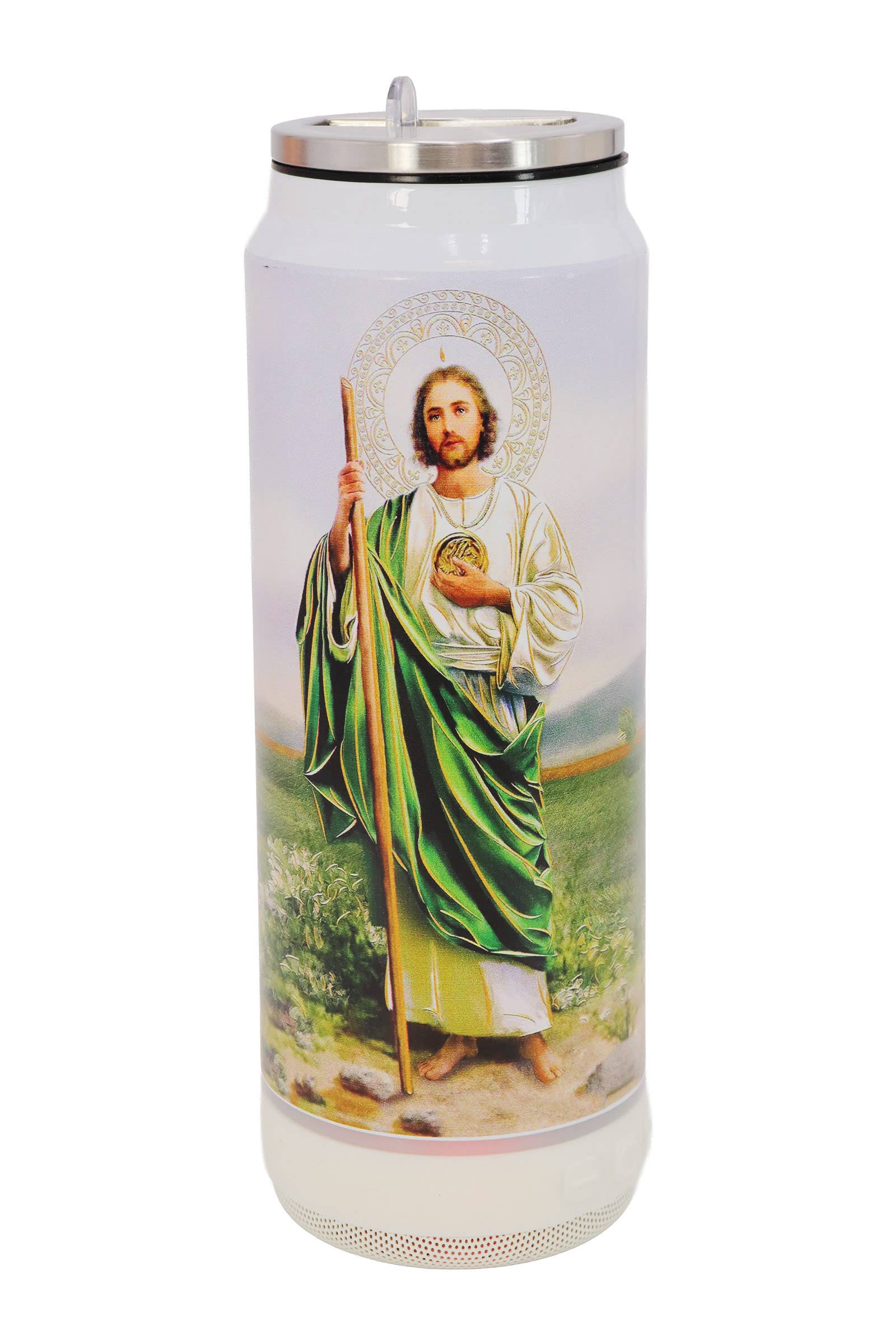 GREEN WHITE St. Jude Tumbler With Bluetooth Speaker for wholesale on Faire2