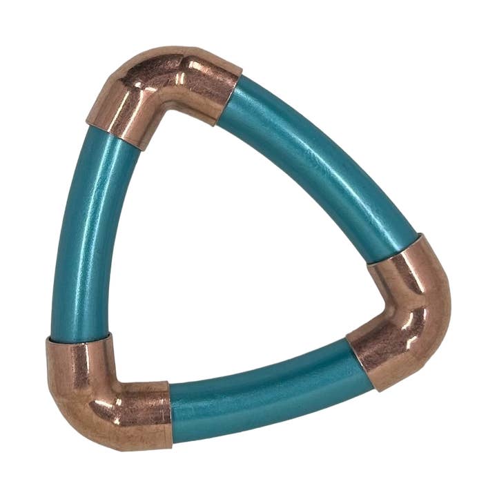 Inclusion Trinity Armreif in Blaugrün für den Großhandel von CutieDrop