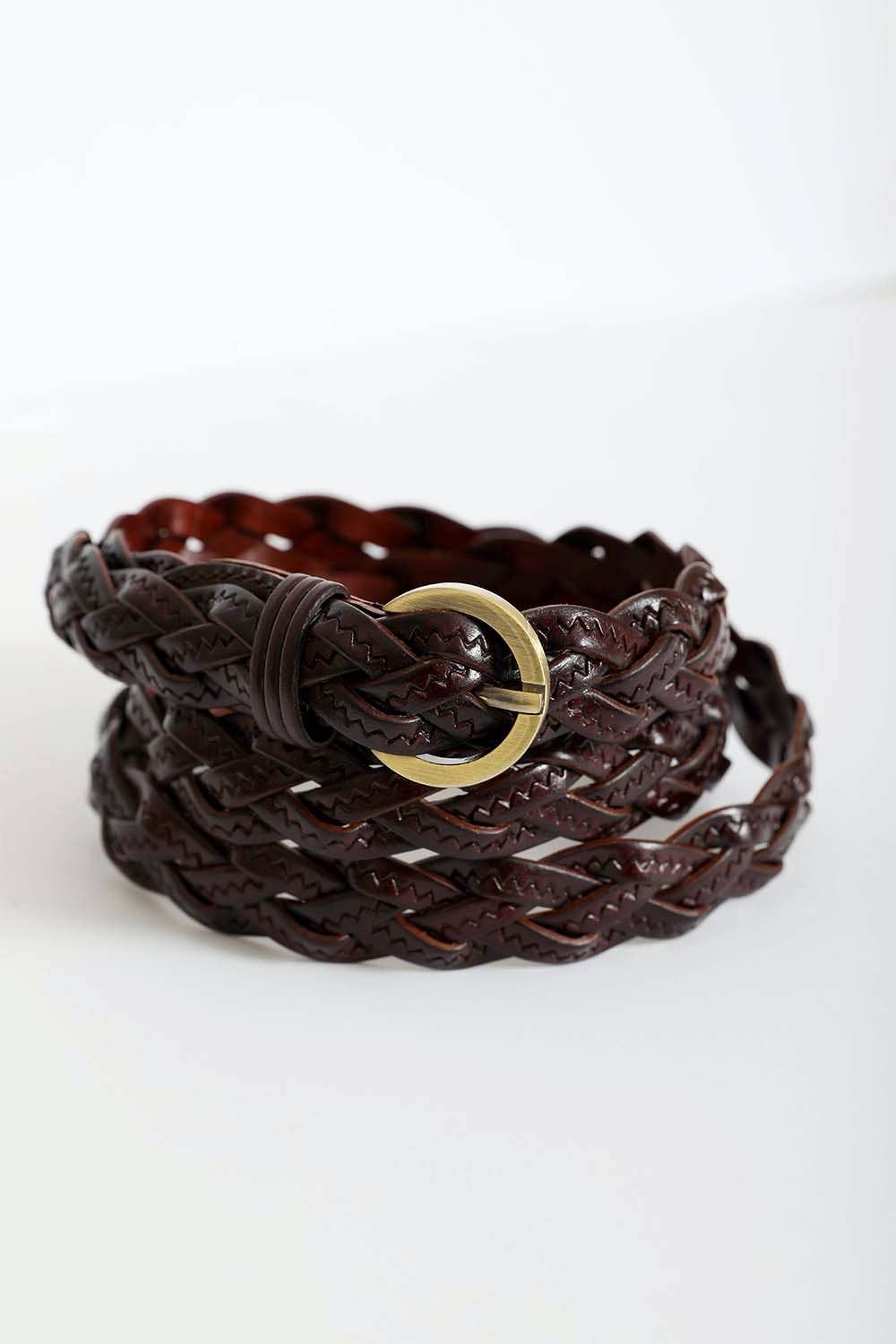 Leto Accessories – Engroshandel Bælte - Dame – Klassisk flettet læderbælte – til ethvert look 👖9