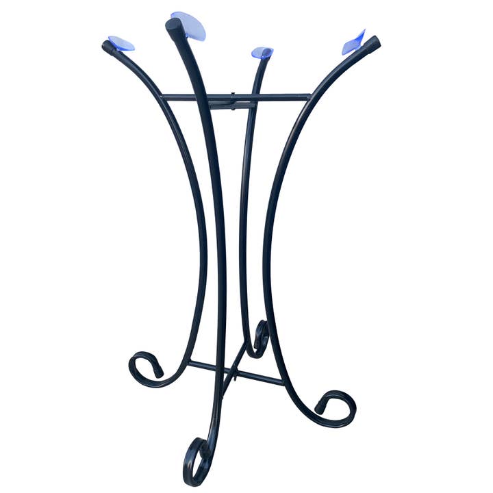 Continental Art Center - Wholesale Bird Bath - 24" Tall Metal Bird Bath Stand with Suction Cups -18" Plates