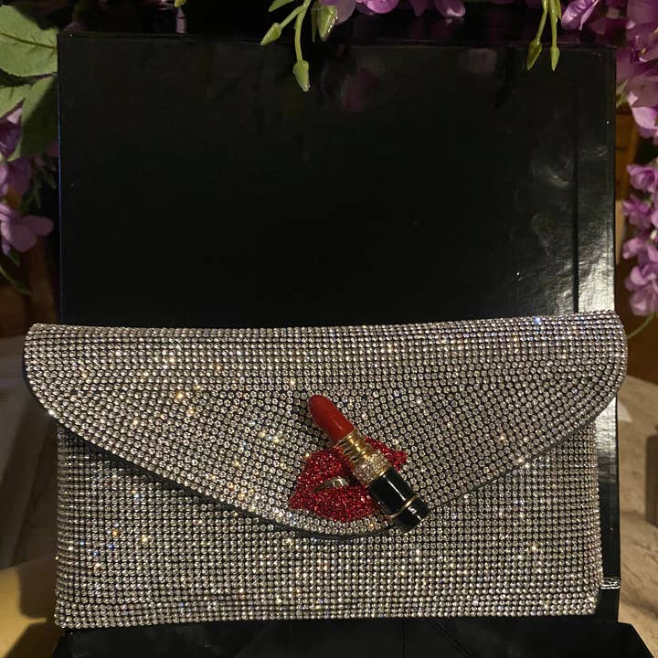AJ Moore - Wholesale Clutch Bag - Women's - Diamond Fanny Pack/ Clutch