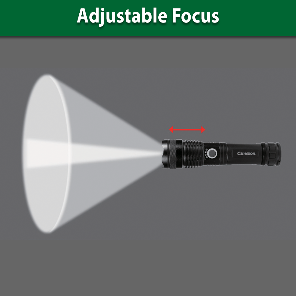 Camelion Battery - Wholesale Flashlight - Camelion Aluminum Rechargeable Flashlight RT3935