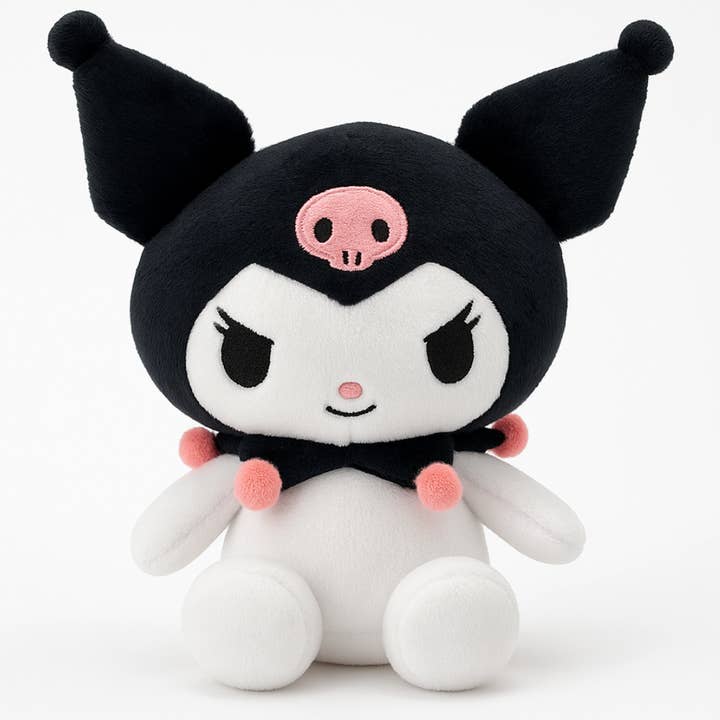 15cm Mini Plush Sitting - Kuromi for wholesale by Baby Republic