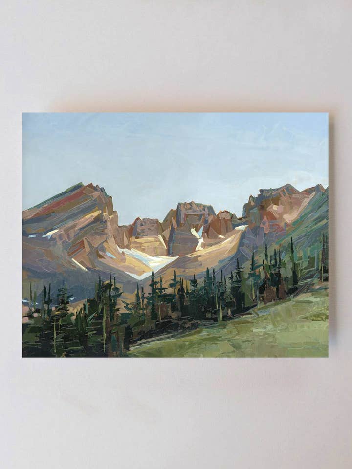 'Broken Top Mountain' Print for wholesale by Taylor Manoles Art