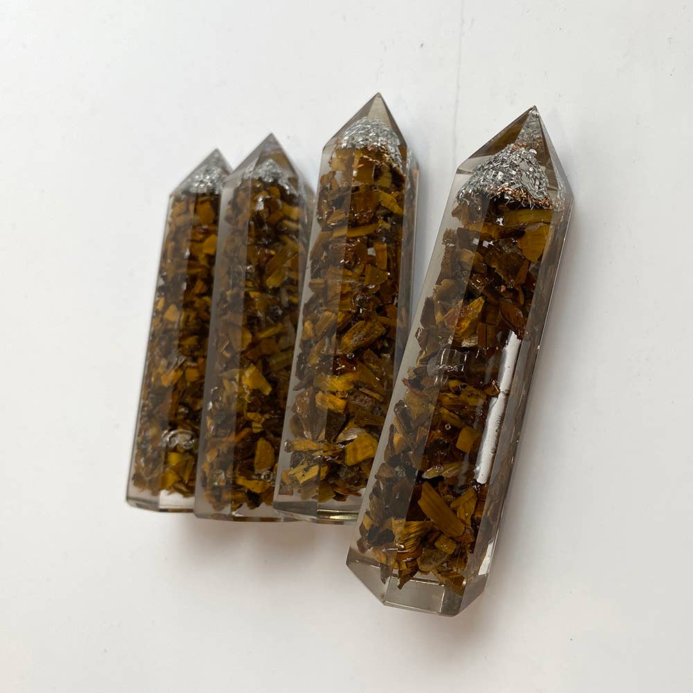 VIE – wholesale Spiritual stone/crystal – Orgonite Obelisk Tower, 8x2x2cm1