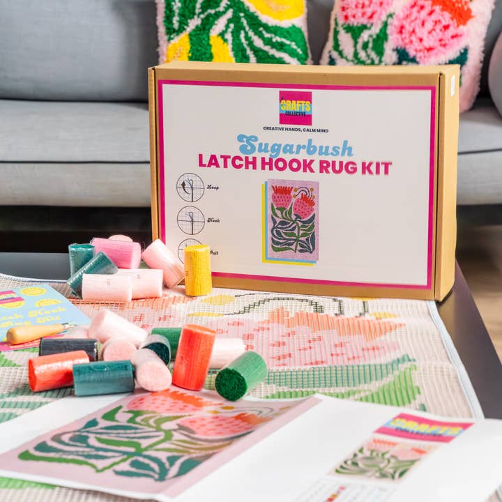 The Crafts Collective - Wholesale DIY Craft Kit - Sugarbush Latch Hook Rug Kit5