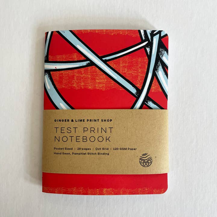 Ginger & Lime Print Shop LLC - Wholesale Notebook - Test Print Pocket Notebook