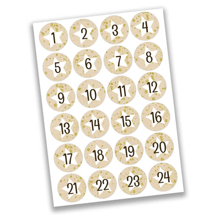 Papierdrachen - Wholesale Sticker - Adv number sticker 18