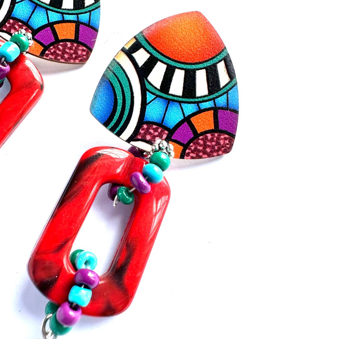 Roselinde – wholesale Dangle earrings – Uganda. PDB1