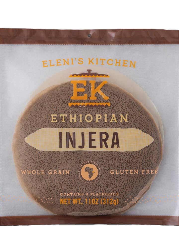 Injera / Ethiopian Fermented Flat Bread - Frozen for wholesale by Eleni's Kitchen