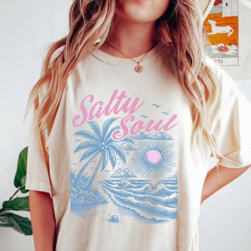 Summer Salty Soul Shirt for wholesale by Eleven Fashion