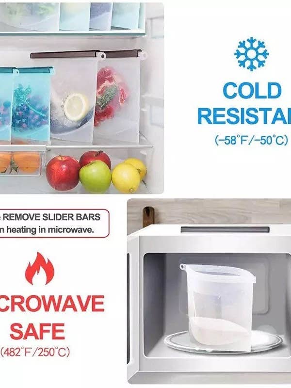 Zero Waste Reusable Freezer Bag for wholesale by MadebyOmo