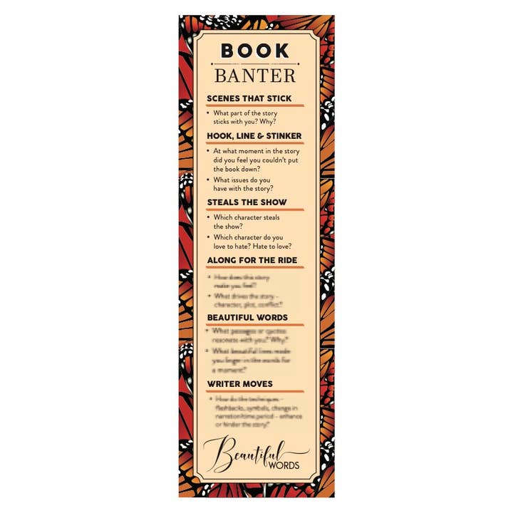 Beautiful Words - Wholesale Bookmark - Book Banter Bookmark5