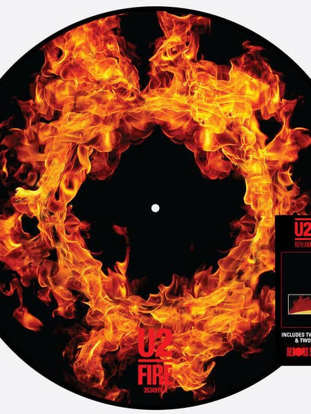 U2 Fire Music Vinyl Record Picture Disc 40th Anniversary
for wholesale by Real Retro