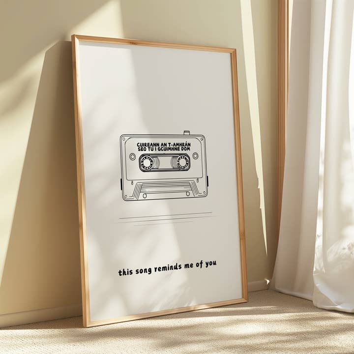 Cette chanson me rappelle Prince. pour la vente par As Gaeilge