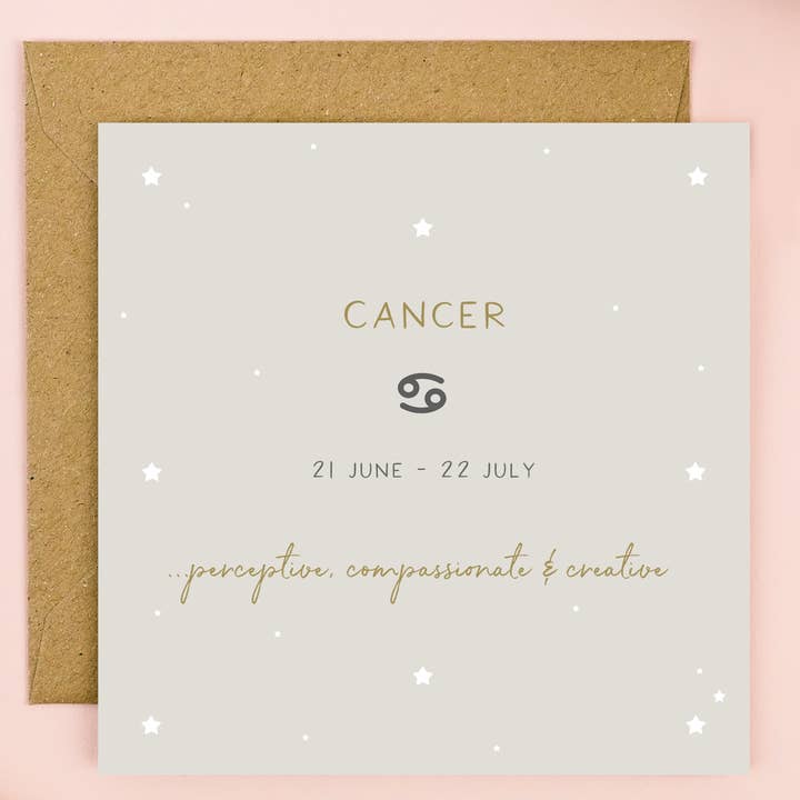 Cancer: 21 June - 22 July for wholesale by Peony & Pangolin