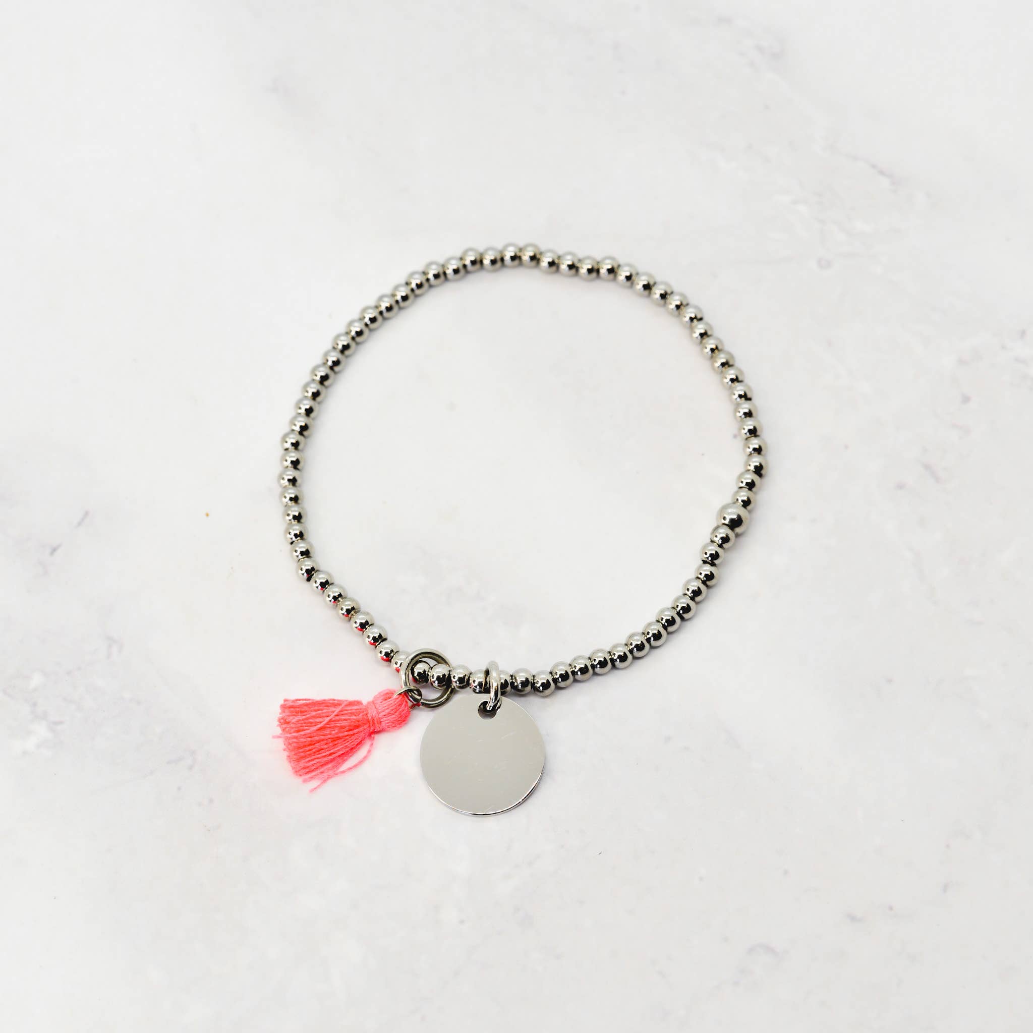 Angiie - Wholesale Charm/Dangle Bracelet - Tassel and tassel elastic bracelet - 15mm