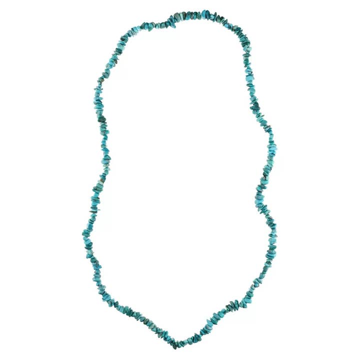 Natural Turquoise Chip Necklace for wholesale by Vives de la Cortada S.L