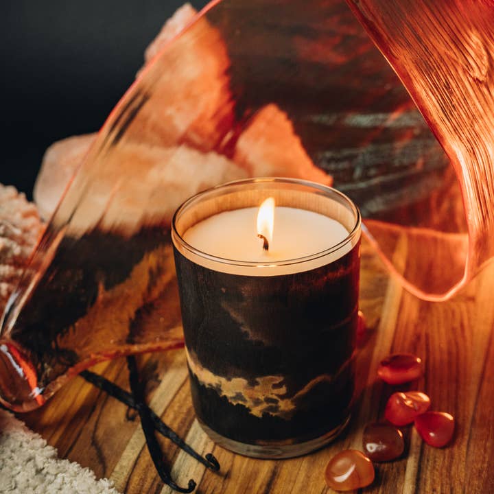 Spitfire Girl – wholesale Burkljus – Nr 3 Orris och Amberträ Inslagen Ljusstake7