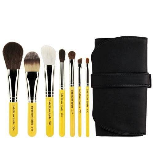 Bdellium Tools - Wholesale Make-upkwastenset - Travel Basic 7st. Borstelset met oprolbaar zakje1