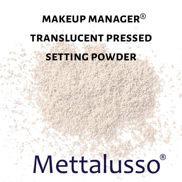Mettalusso Inc - Wholesale Face Mineral Powder - Mettalusso MAKEUP MANAGER Vegan Translucent Pressed Setting Powder5