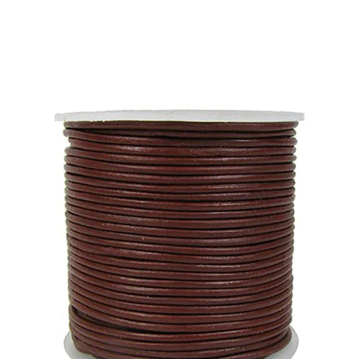 Hemptique - Wholesale Craft Supplies - 1mm Round Genuine Leather Cord1