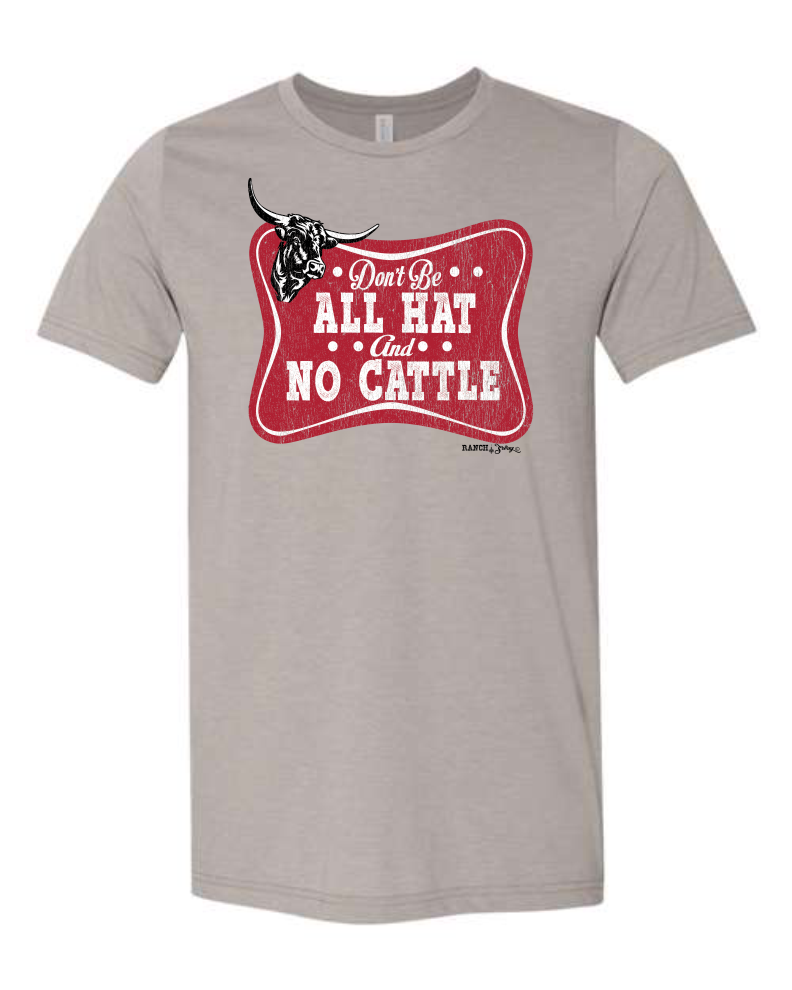 Ranch Swag - Wholesale T-Shirt (Graphic) - Women's - All Hat No Cattle Graphic Tee0